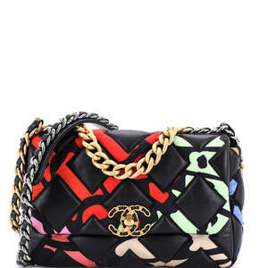 Chanel 19 Flap Bag Quilted Lambskin And #231200C46B